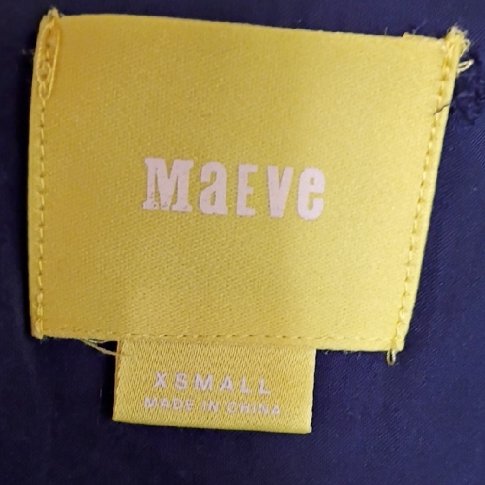 Anthropologie Maeve Geometric & Floral Women's Mini Dress Size XS - Picture 6 of 12